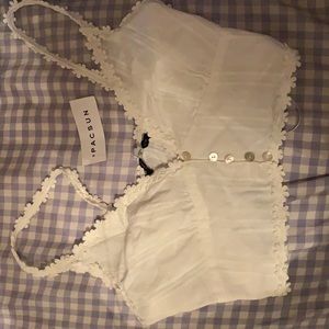 Kendall and Kylie cropped shirt